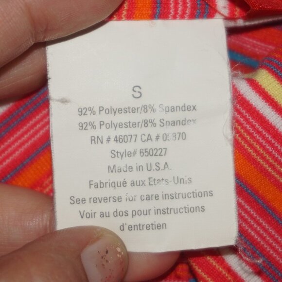 Vintage 90s Esprit Striped Mini Dress - Picture 7 of 9